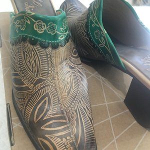 Elite by Corkys - Unique all leather Mules